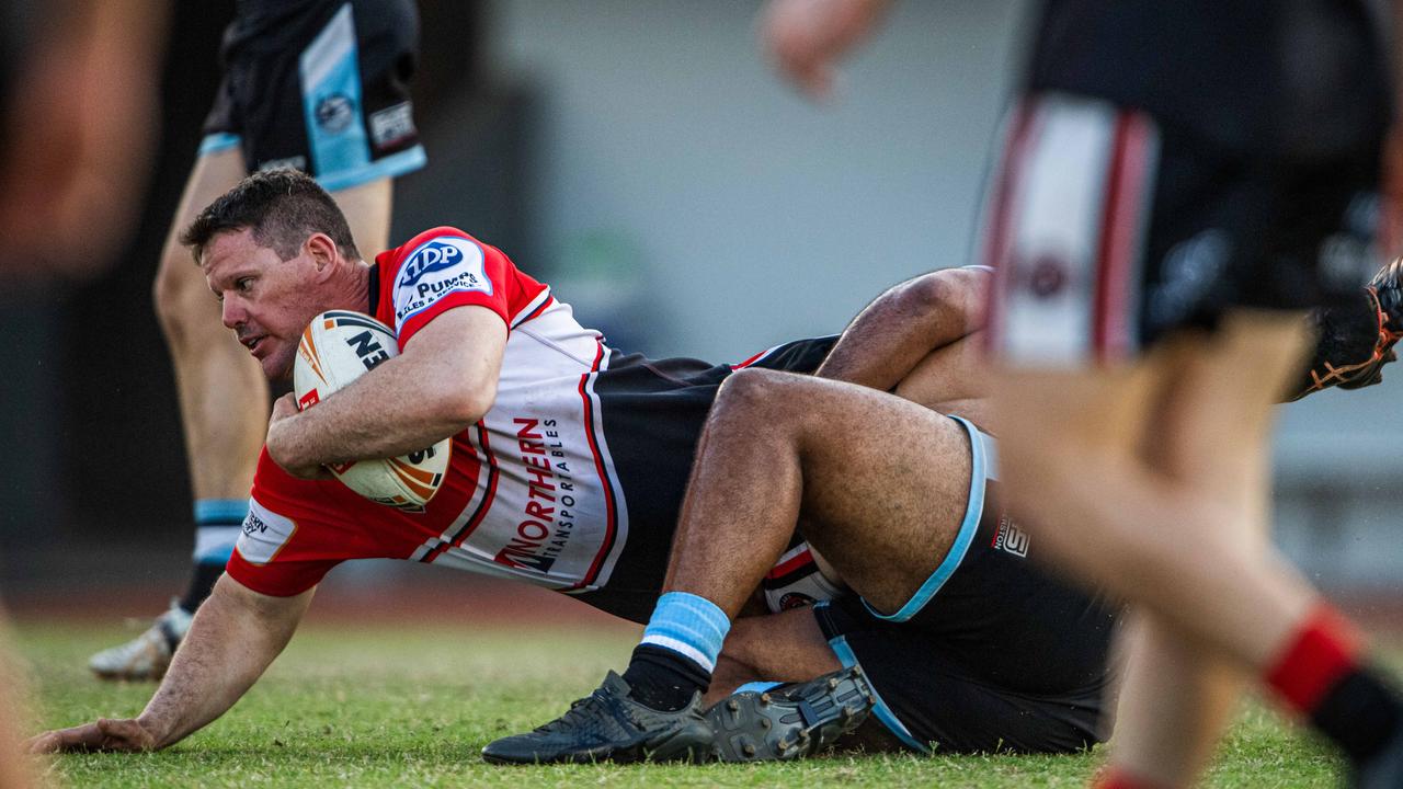 Luke Mahood as the Litchfield Bears take on Northern Sharks in the 2023 NRL NT grand final. Picture: Pema Tamang Pakhrin