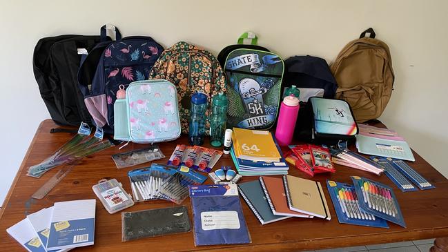 School supplies will cost Queensland parents an average of $3300 per child this year. Picture: Gemma Ferguson