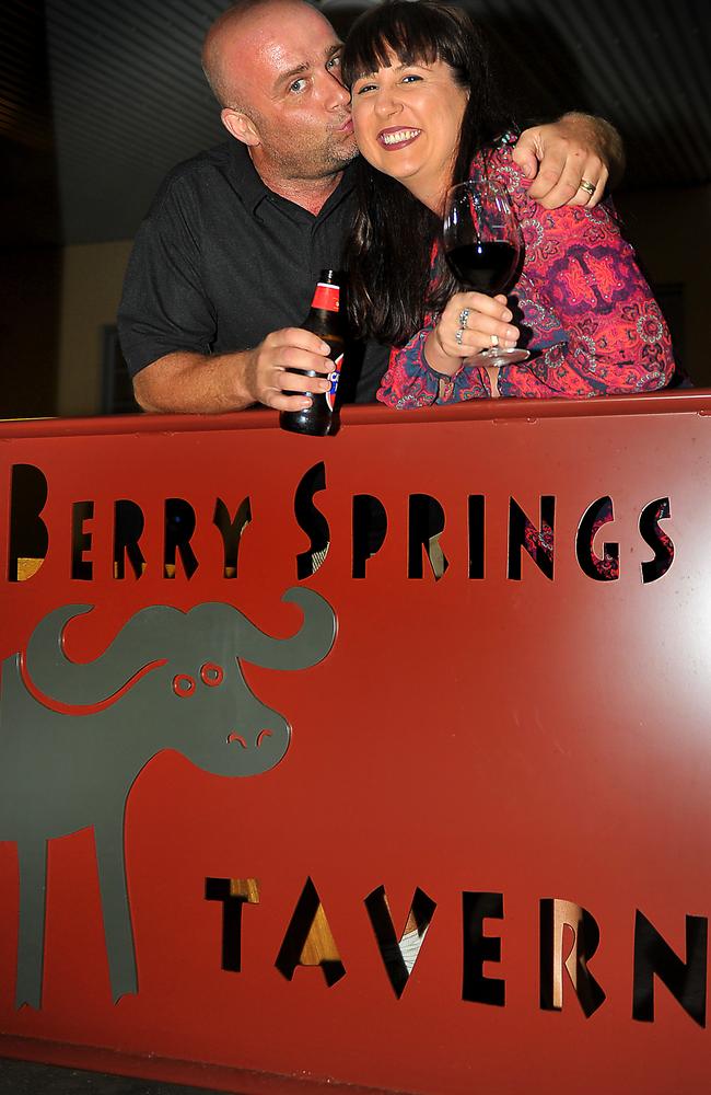 Berry Springs Tavern publicans Ian and Leah Sloan took over ownership in 2014.