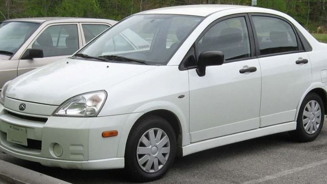 The baby was last seen being put into a Suzuki Liana by two women at Ipswich Hospital on Monday. Picture: Supplied