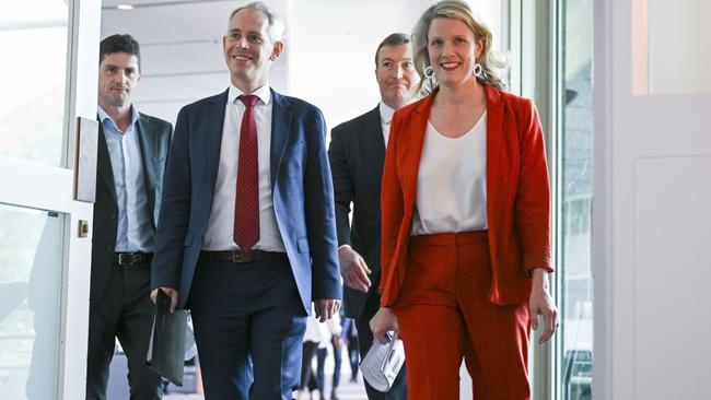 Immigration Minister Andrew Giles and Home Affairs Minister Clare O'Neil. Picture: Martin Ollman