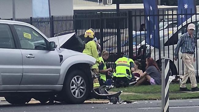 A crash has occurred on one of Bundaberg's busiest streets. PHOTO: Eden Regan