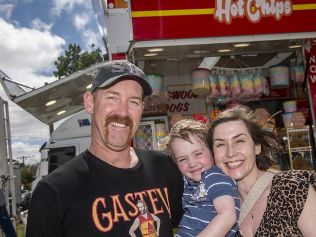 Fabian Smith, Thomas Smith, Jen Hodgson Mildura Show 2024. Picture: Noel Fisher