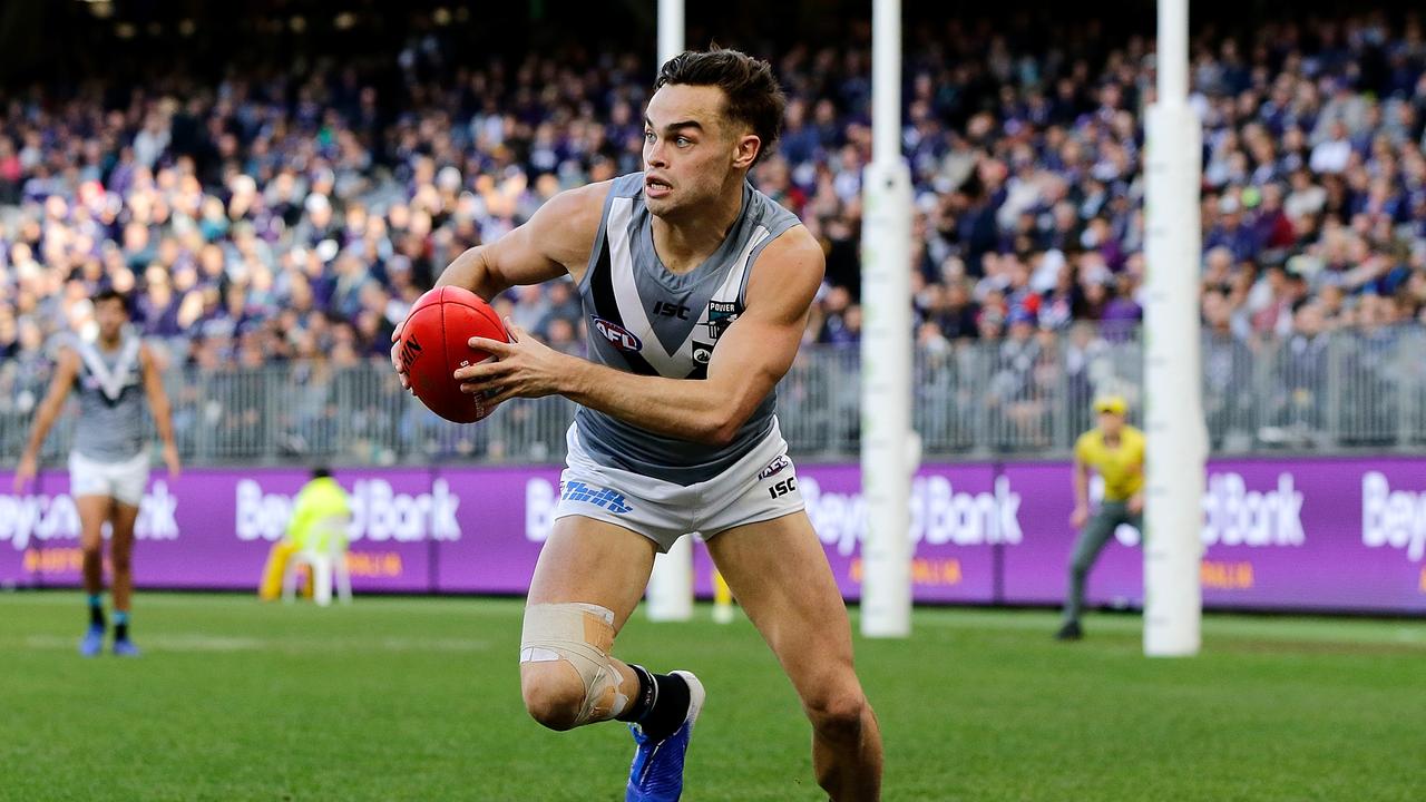 Karl Amon on the move at Optus Stadium this year.