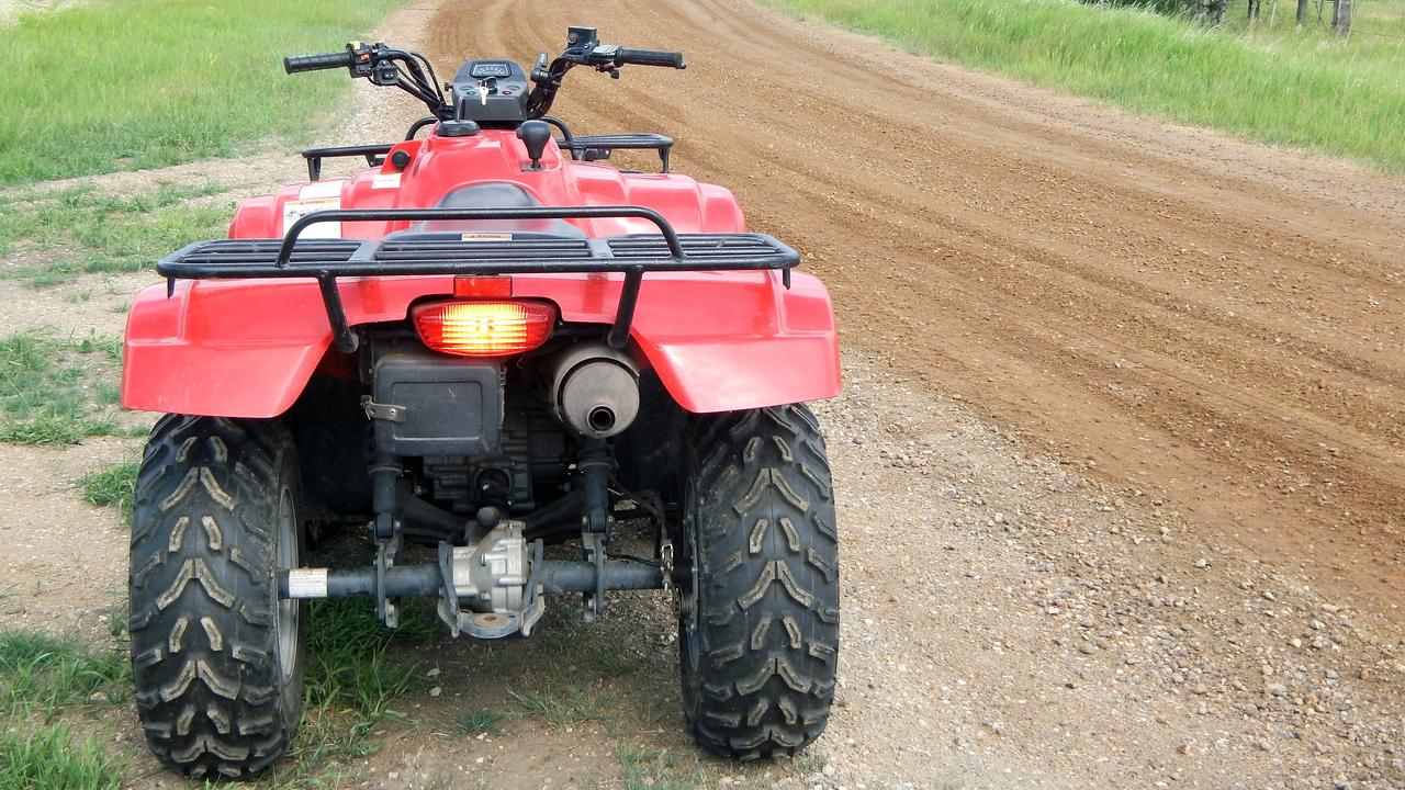 Two men injured after quad bike rolls