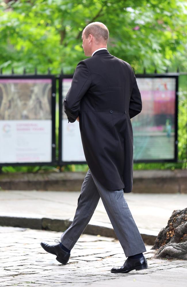William was seen walking into the cathedral earlier. Photo: Chris Jackson/Getty Images.