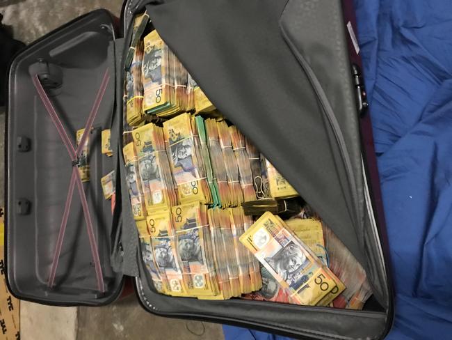 Police seized $2.75million cash in raids.