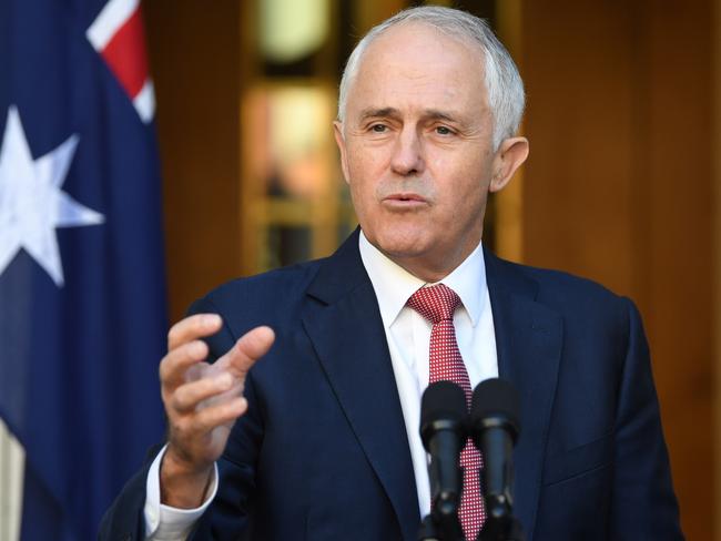 Prime Minister Malcolm Turnbull insists citizenship must reflect Australian values as he unveils tighter requirements for new applicants. Picture: Lukas Coch