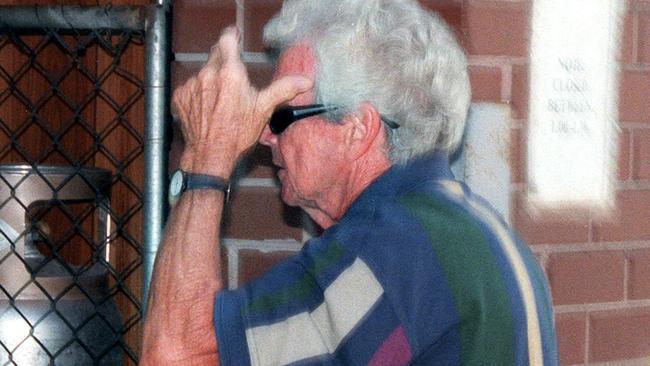 James Bazley after his release from prison in 2001. The Victorian hitman was convicted of conspiracy to murder Donald Mackay and of murdering Mr Asia drug couriers Douglas and Isabel Wilson.