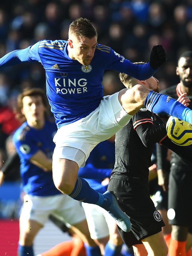 Leicester City’s Jamie Vardy. Picture: Getty Images