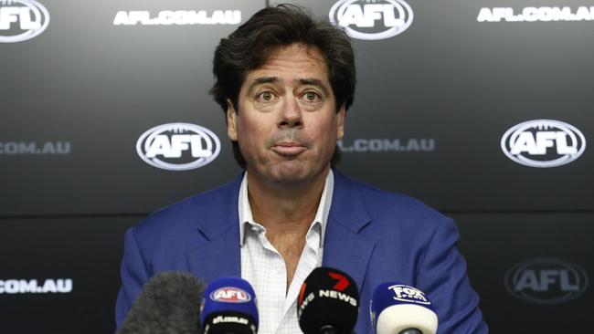 Gillon McLachlan speaks about the outcomes in relation to the independent Panel Investigation into allegations of racism at Hawthorn.