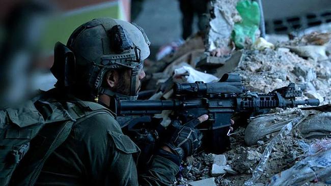 Hamas has tried to level the playing field by drawing Israel Defence Forces troops into the densely populated urban environment of Gaza City. Picture: AFP