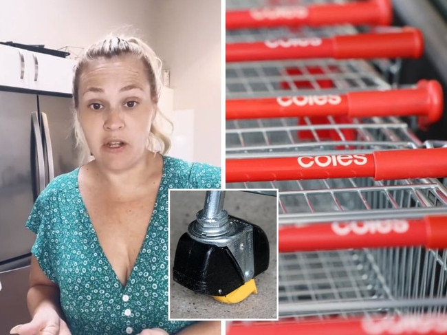 Jessica has complained about Coles anti-theft trolley measure