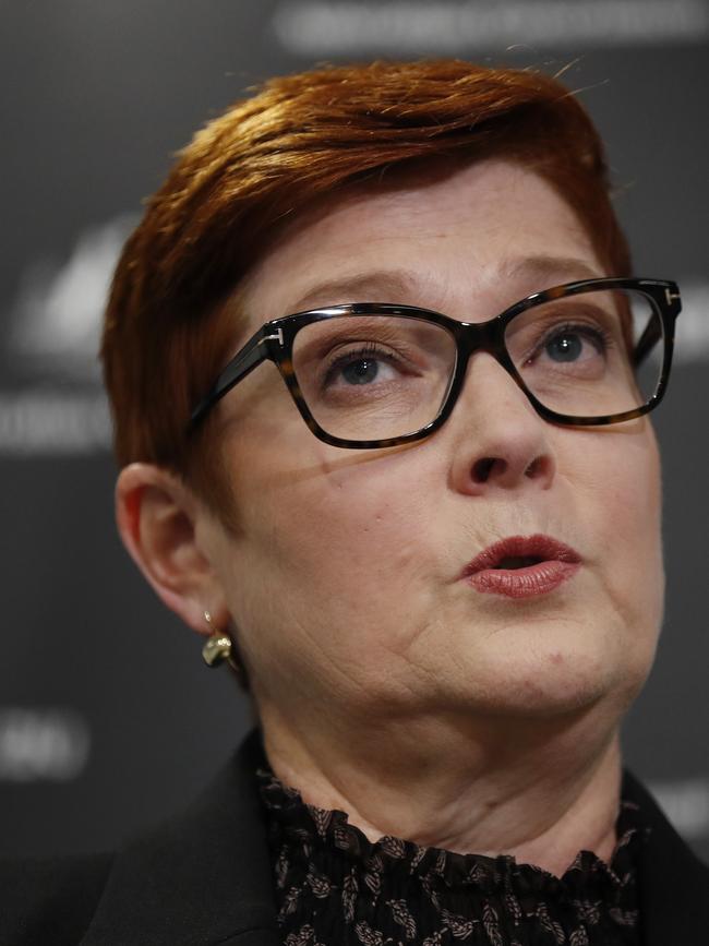 Senator Marise Payne. Picture: NCA NewsWire/Nikki Short