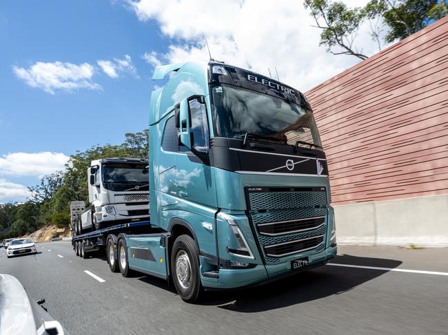 Volvo's FH electric truck travelling from Brisbane to Canberra". Paul Illmer is Volvo's vice president of emerging technology. Picture: Supplied