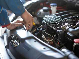 Car mechanic working in auto repair service. Picture: Mikola249