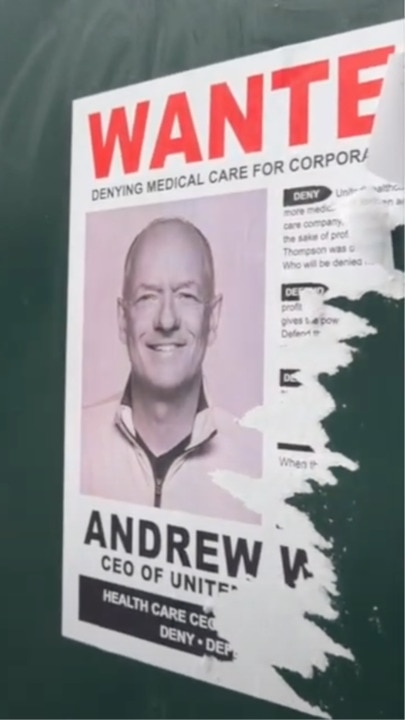 Disturbing 'Wanted' posters targeting CEOs surface in NY