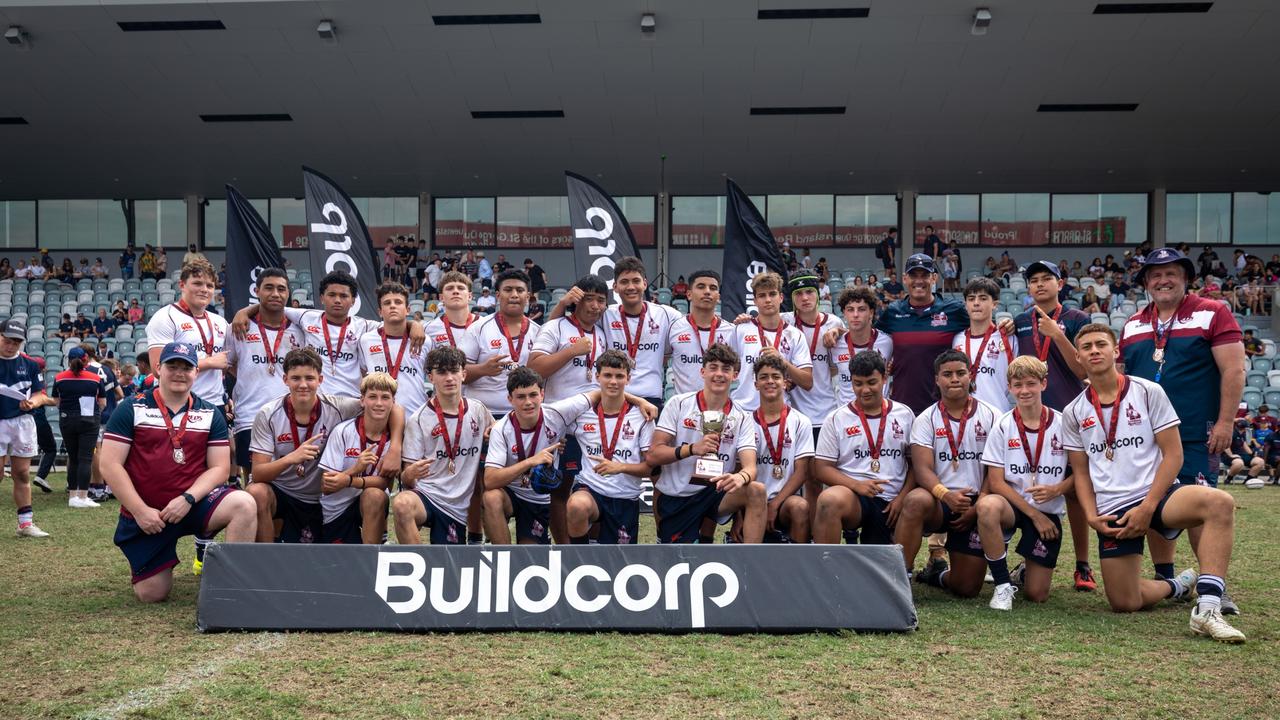 The champion Brisbane White Under-14s side won the Emerging Reds Cup on Thursday at Ballymore.