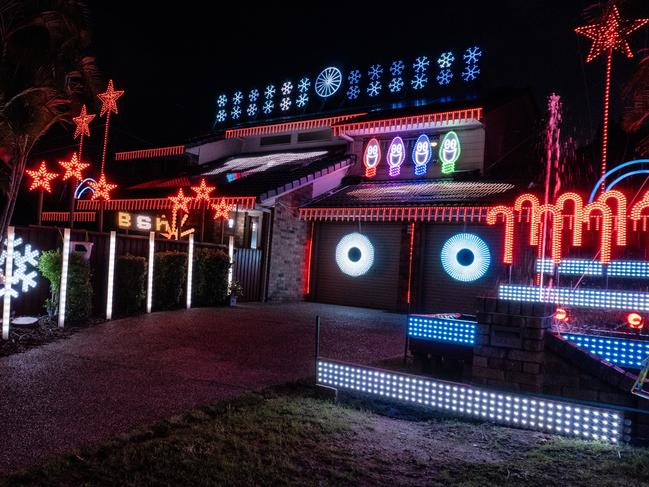 These dancing lights at Middle Park definitely bring in the festive cheer. Picture: Danica Clayton