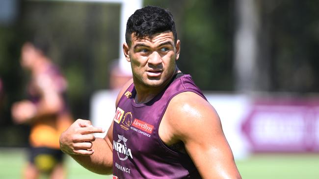 David Fifita is one of the Broncos young forwards that looks promising. Picture: AAP