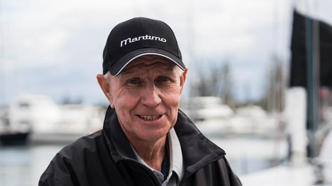 Michael Spies is racing on the oldest yacht in the fleet.