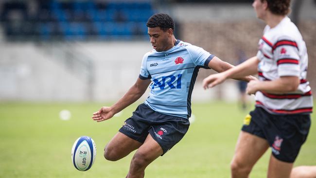 Jarryd King in action in one of the training matches ahead of the battle with the Reds U18s this weekend. Picture: Julian Andrews.