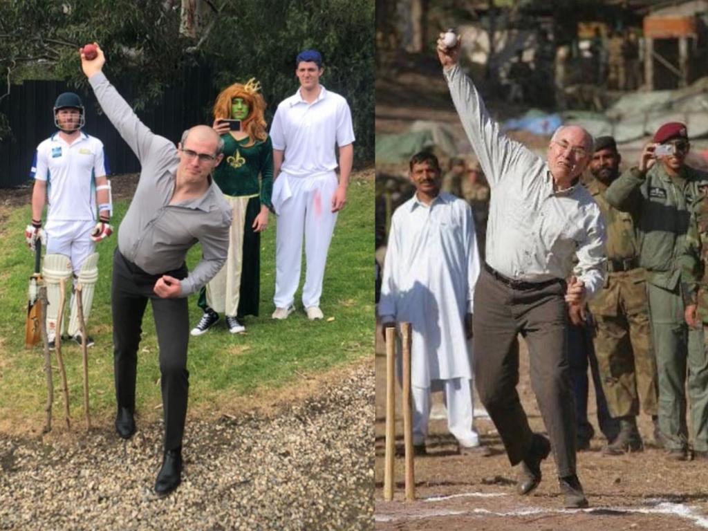 David Astbury's perfect recreation of John Howard's infamous delivery.