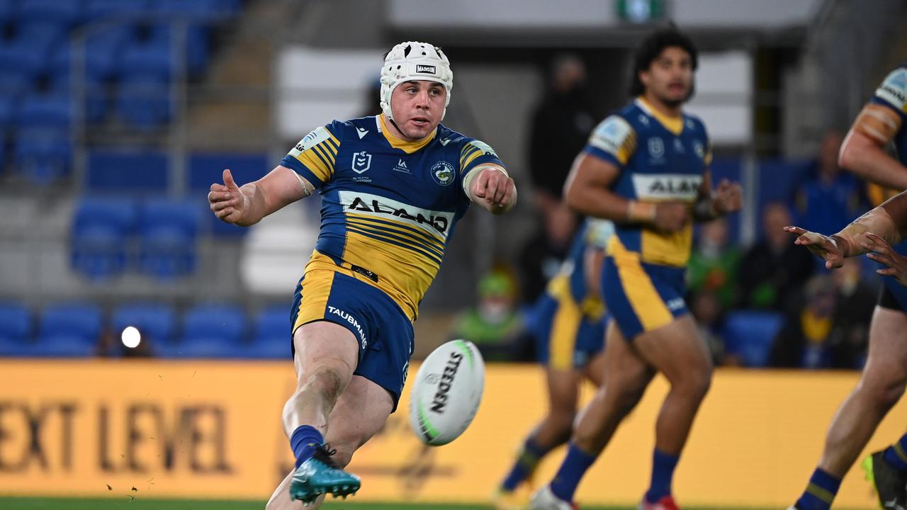 The Eels are yet to lock down star hooker Reed Mahoney, who is being chased by rival clubs. Picture: NRL Photos.