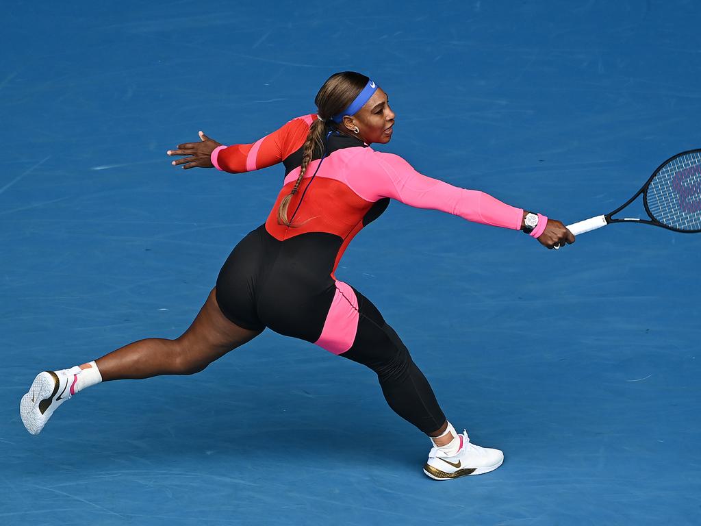 Serena Williams Catsuit Outfit At Australian Open 2021 Compared To Qantas Uniform The Advertiser 4316