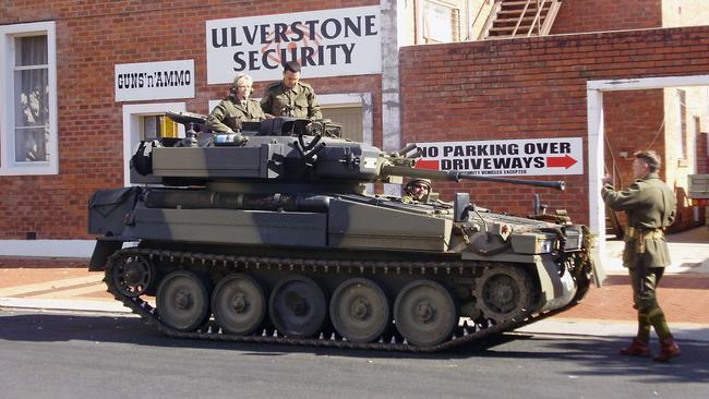 Breaking News Breaking News Andrew Morrison outside the Tas Guns-n-Ammo in Ulverstone. Picture: Facebook.