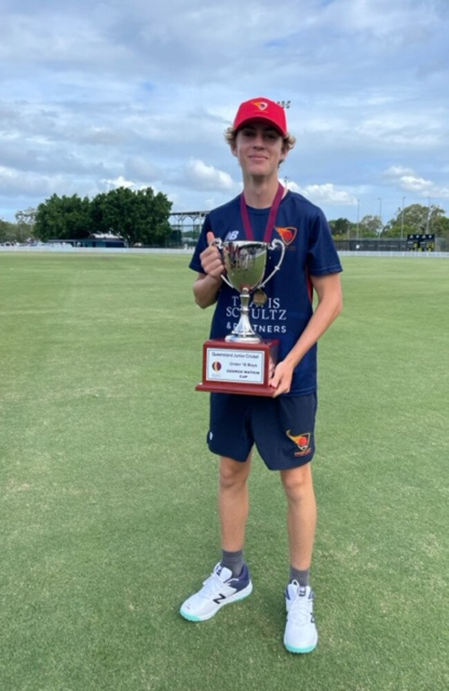 Sunshine Coast cricketer Zac Robinson.