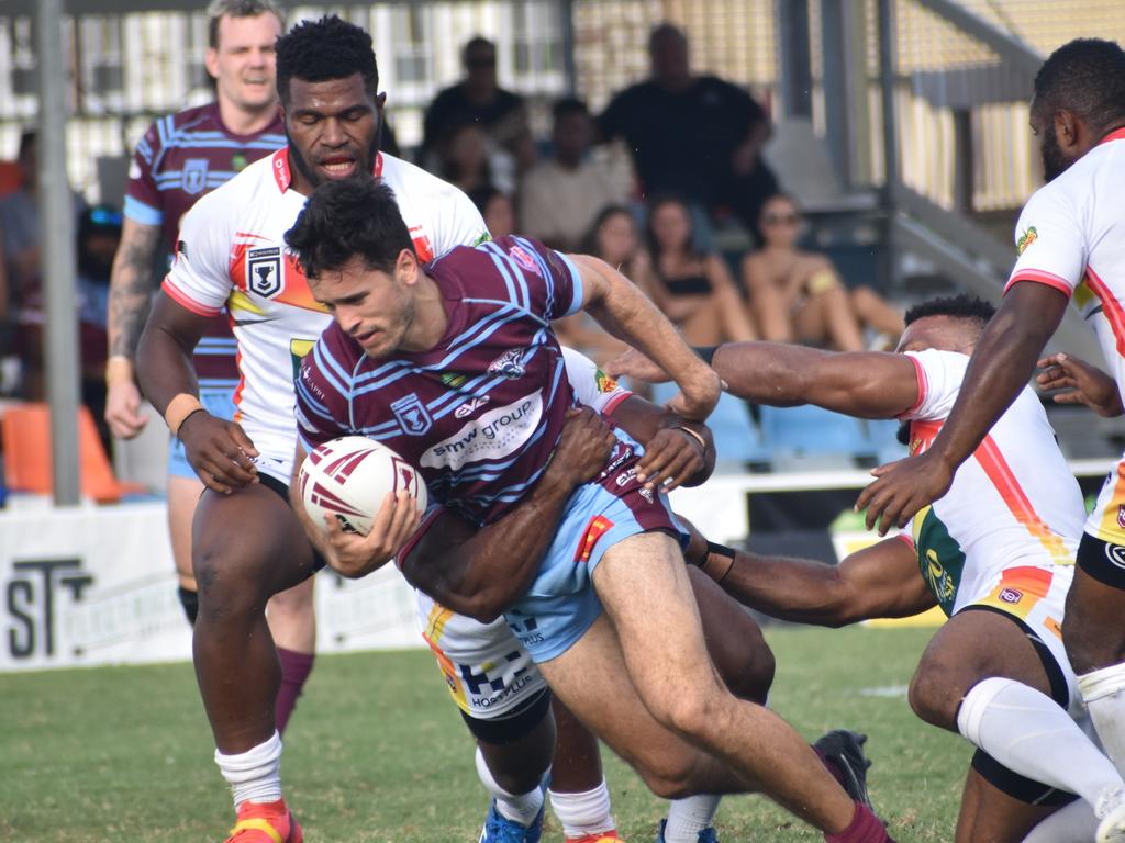 Round 2 of the Hostplus Cup, CQ Capras versus PNG Hunters, Rockhampton’s Browne Park, March 26, 2022.