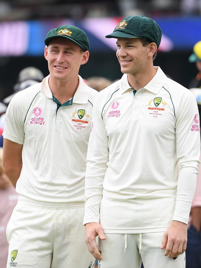 Marnus Labuschagne and Tim Paine