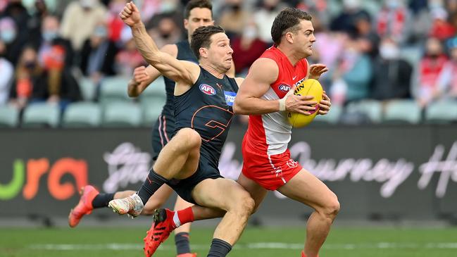 The Swans would love to have Tom Papley available in round 1 against the Giants. Picture: Steve Bell