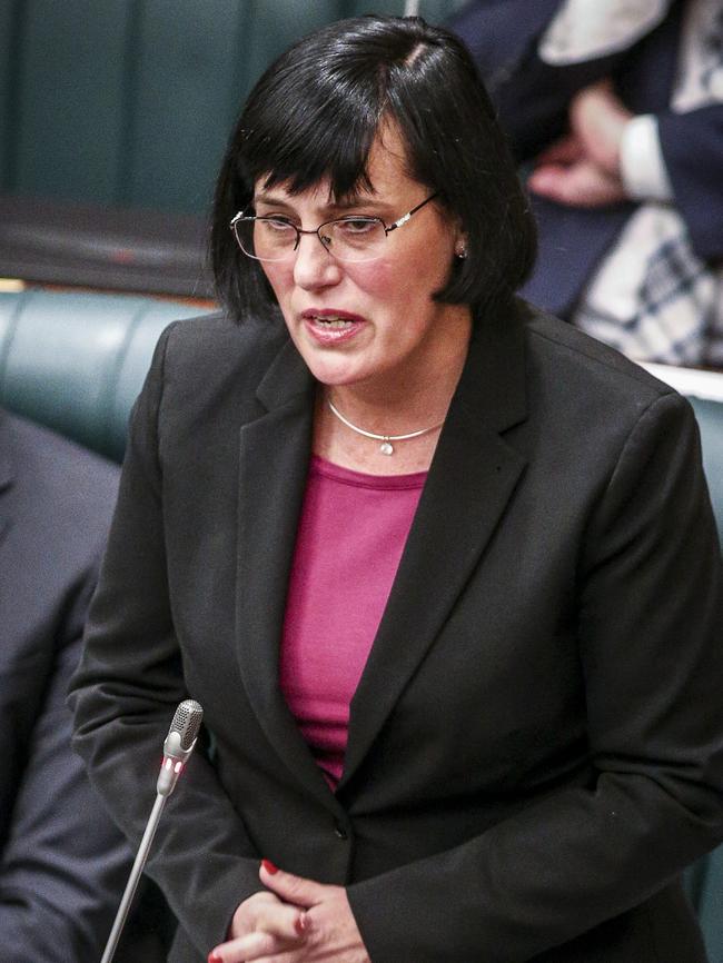 Former minister Leesa Vlahos “sought to deflect responsibility”, the ICAC report finds. Picture: Mike Burton