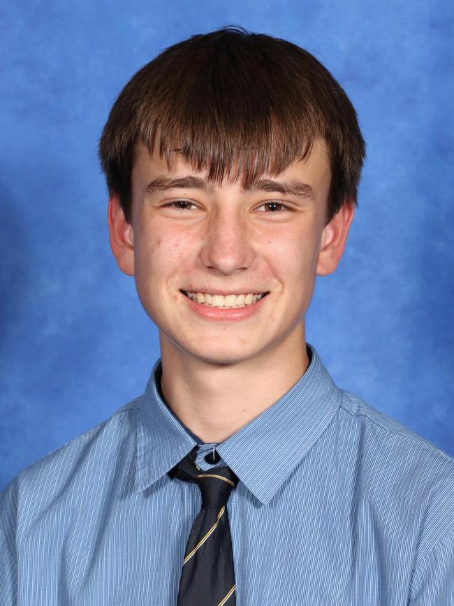 RYAN CATHOLIC COLLEGE captain Charlie.