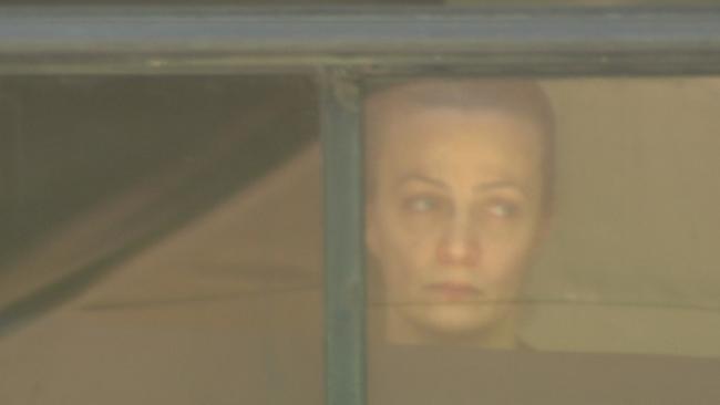 Marcia Mikhael was forced to stand in the cafe window during the siege. Picture: Seven News