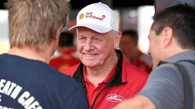 SMILE: DJR Team Penske owner Dick Johnson at the Ipswich SuperSprint at Queensland Raceway on Friday. Picture: Rob Williams