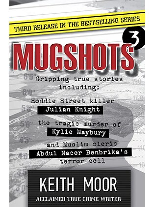 The cover of Keith Moor’s new book <i>Mugshots3</i>, Wilkinson Publishing. RRP $30