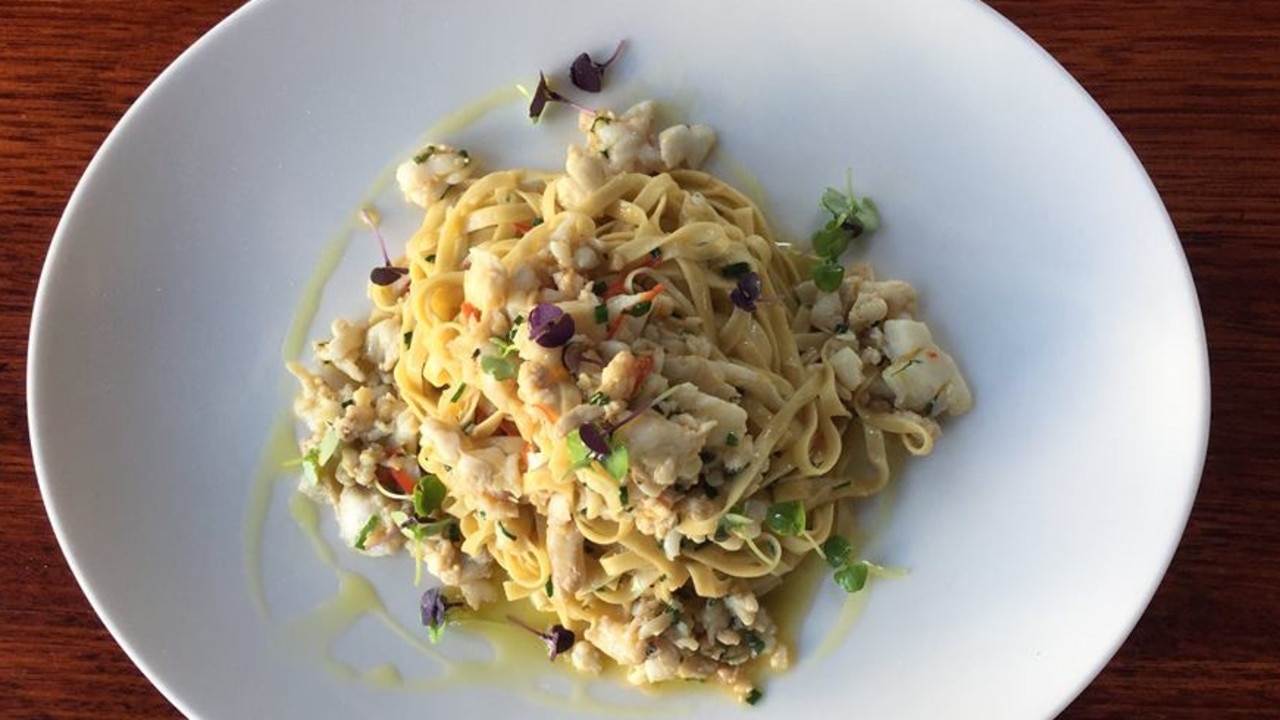 1889 Enoteca’s standout sand crab linguine.