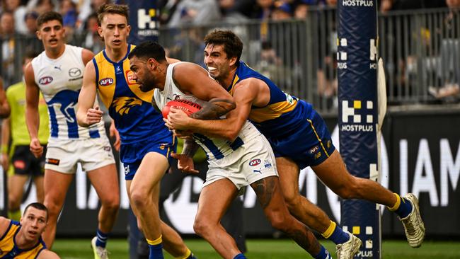 Would a fresh start benefit Tarryn Thomas? Picture: Daniel Carson/AFL Photos