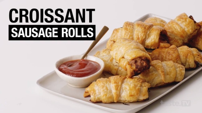 Croissant sausage rolls