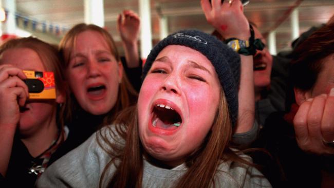 Hanson hysteria gripped the shopping centre when the band visited on August 2, 1997.