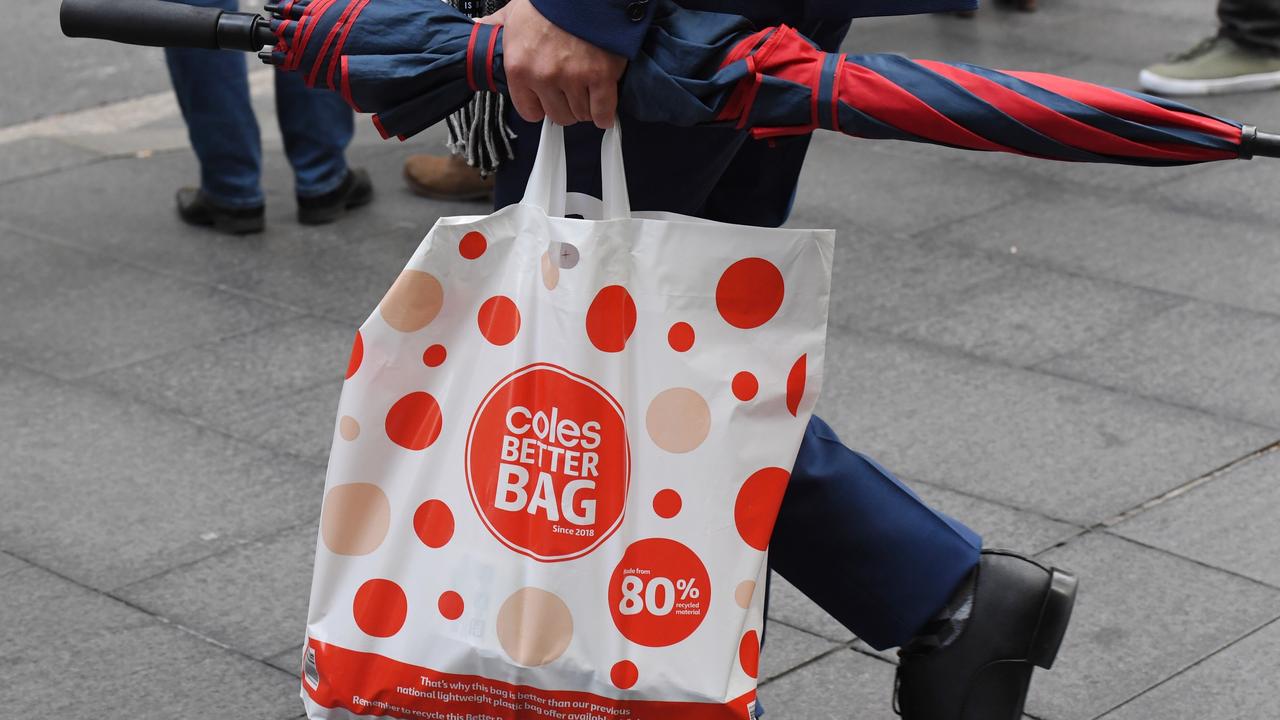 Coles and Woolworths have found customers to be more resistant to the plastic bag ban than anticipated. Picture: AAP Image/Peter RAE.