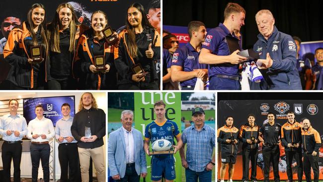 Award winners from the NSWRL Junior Reps season. Pictures: Contributed