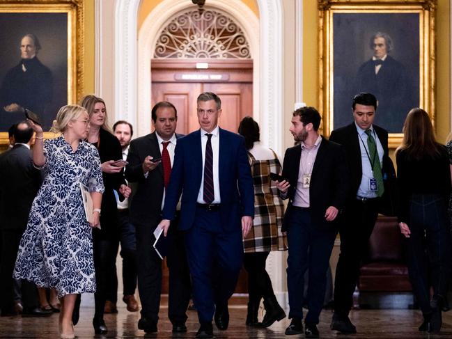 US Senator-elect Bernie Moreno walks through the US Capitol building. Picture: AFP