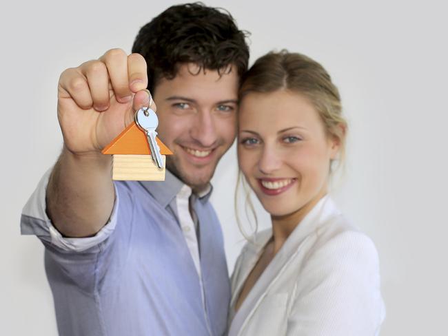 Young couple have just purchased a home and taken out a mortgage. Picture: iStock.