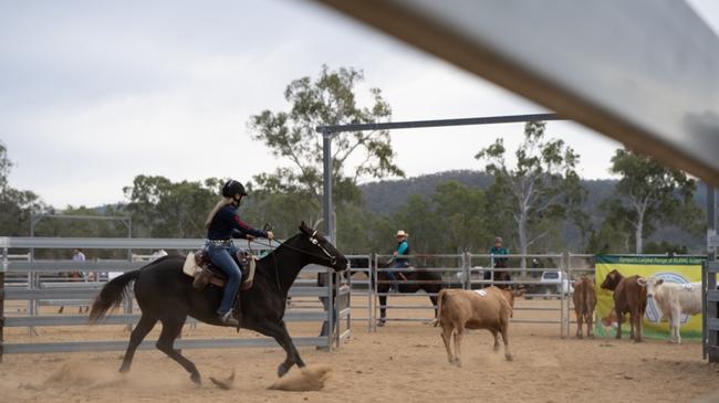 Sam Whiteside at the Sunday horse events of the Kilkivan Great Horse Ride. Sunday, July 2, 2023. Picture: Christine Schindler