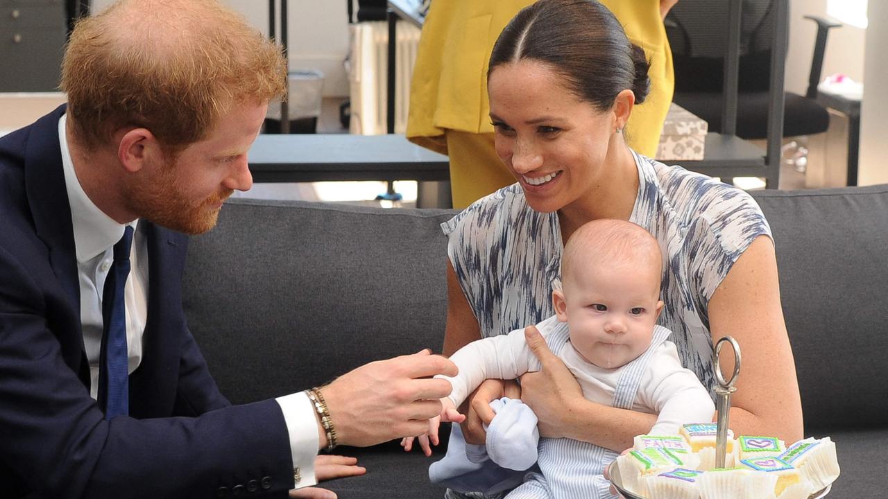 Harry said he moved Archie and Meghan to USA to “break the cycle” of “genetic pain” from his own childhood. Picture: Henk Kruger / Pool / AFP