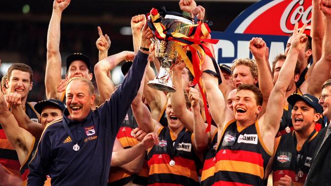 Malcolm Blight coached the Crows to two AFL premierships.